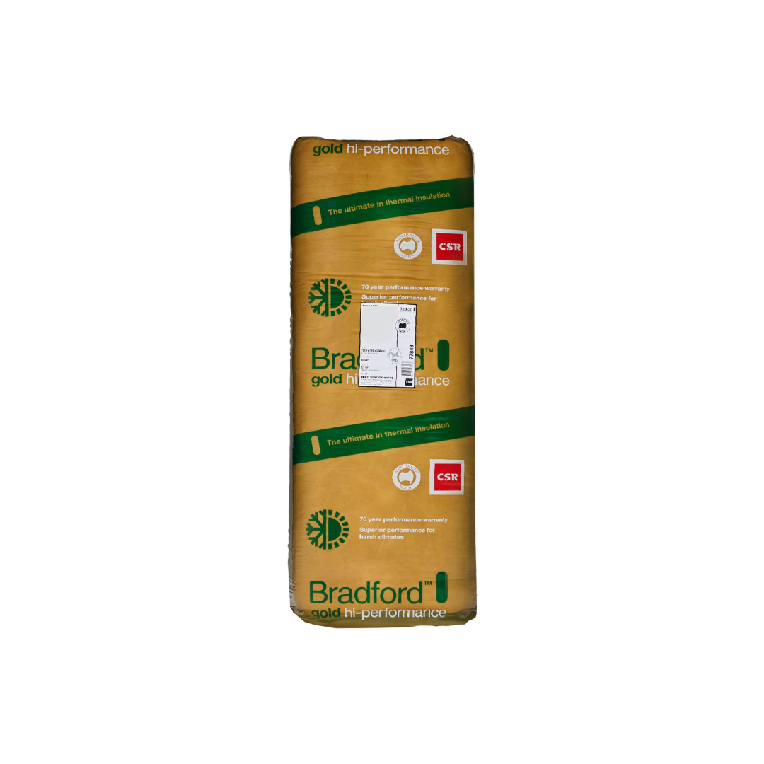 Bradford Glasswool High Performance Wall Batts R2.7 430 Wide, 5 Piece Pack 1160mm X 420mm X 90mm